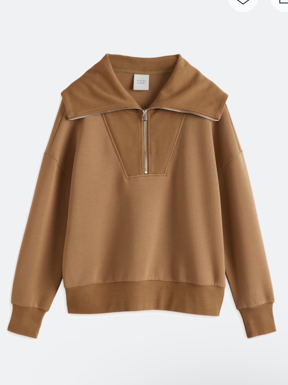 Varley Catherine DoubleSoft Half Zip Sweatshirt